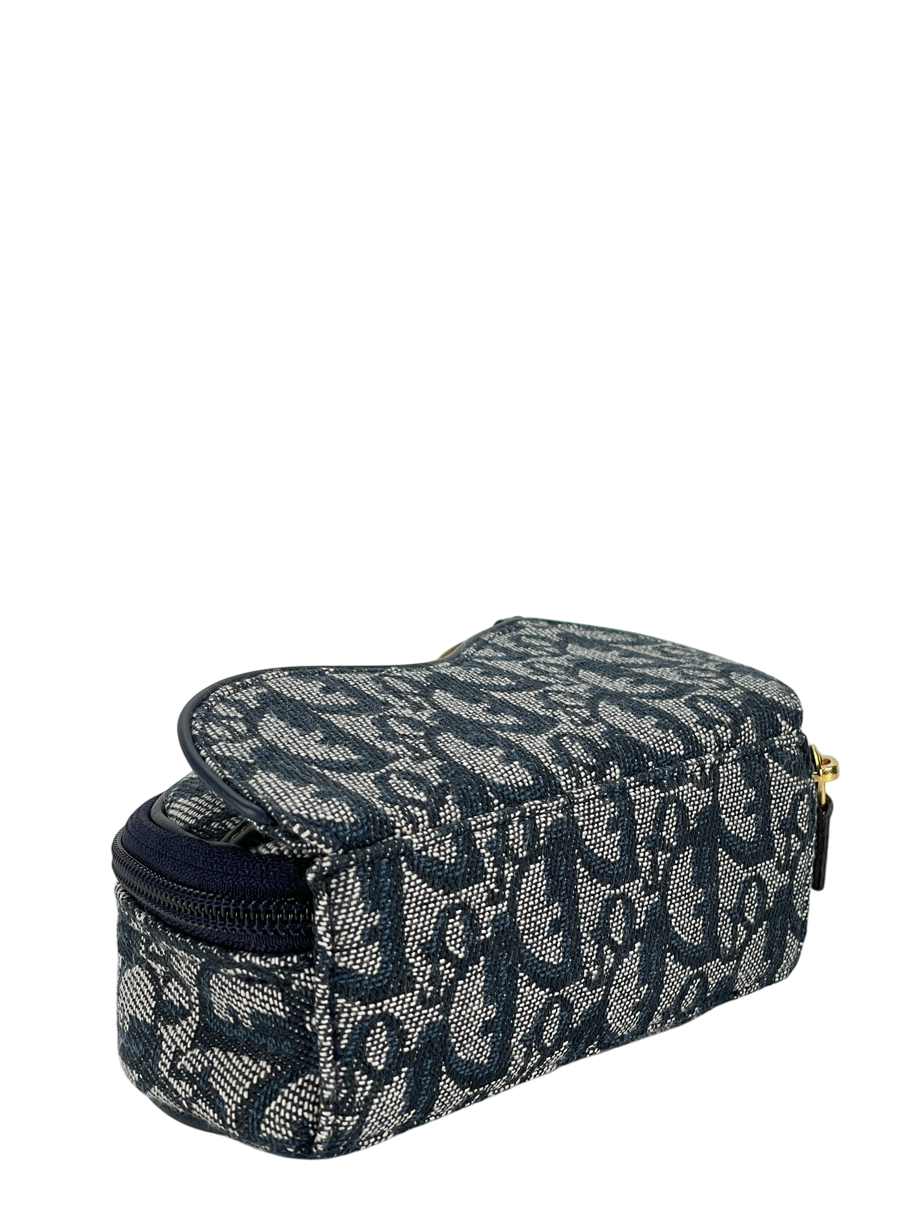 CHRISTIAN DIOR - Navy Trotter Saddle Pouch Bag