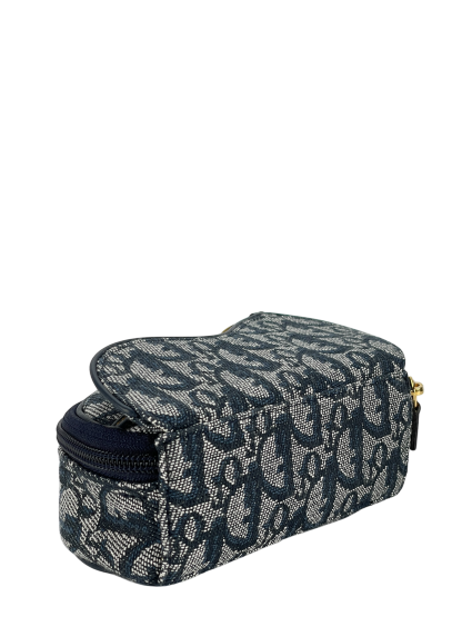 CHRISTIAN DIOR - Navy Trotter Saddle Pouch Bag