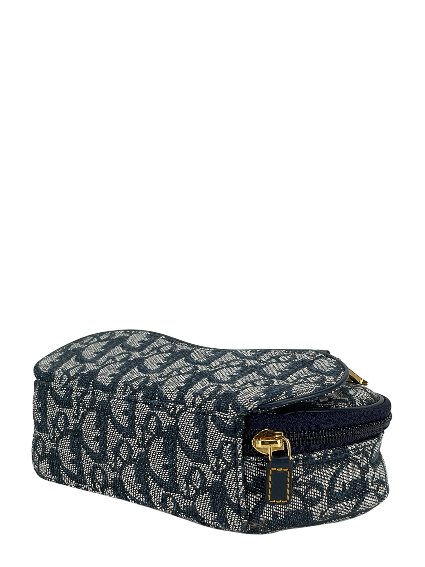 CHRISTIAN DIOR - Navy Trotter Saddle Pouch Bag