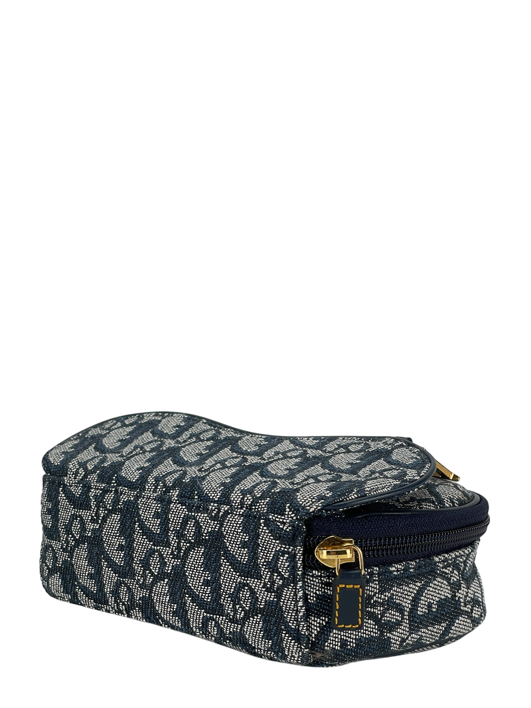 CHRISTIAN DIOR - Navy Trotter Saddle Pouch Bag