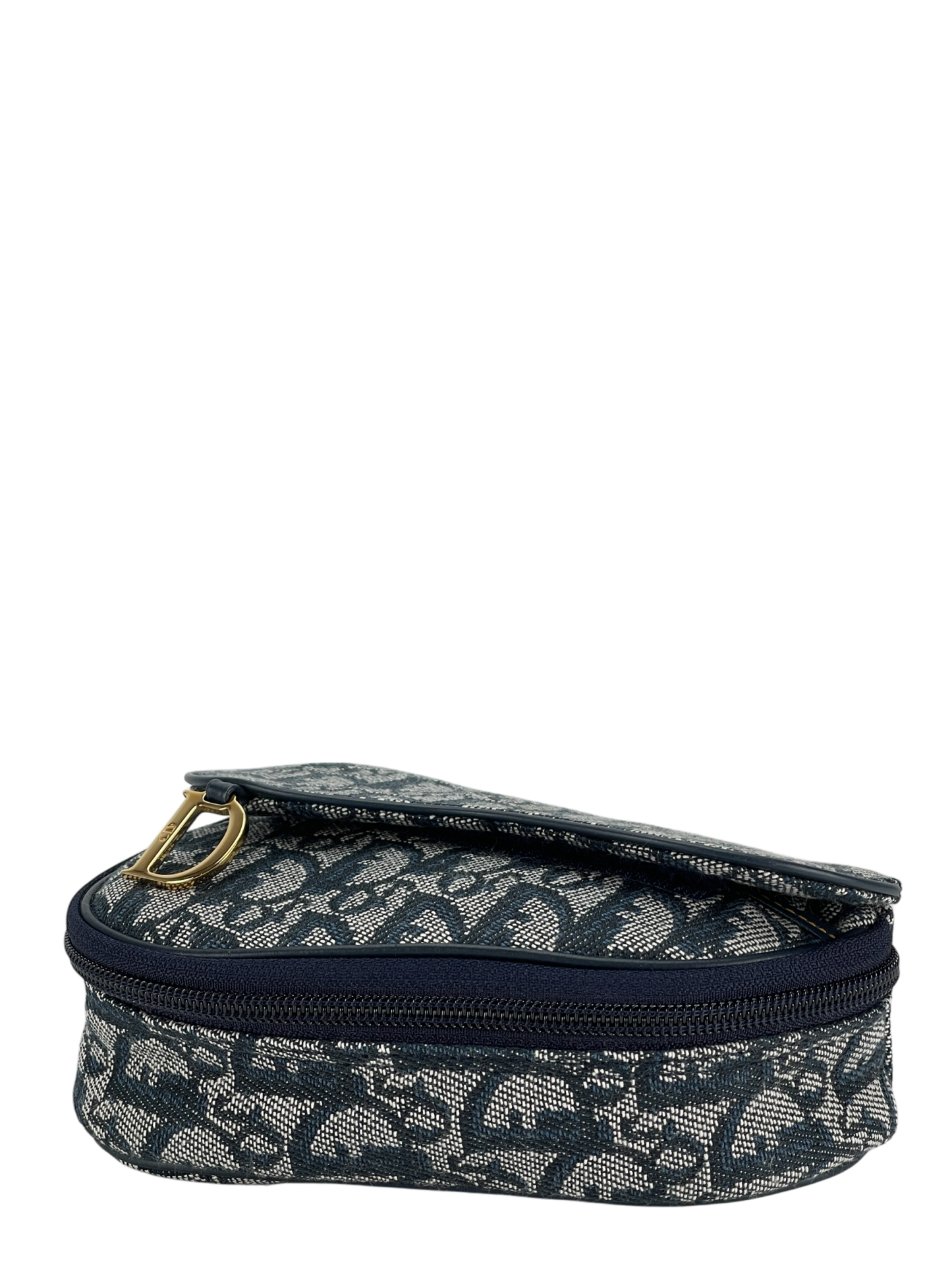 CHRISTIAN DIOR - Navy Trotter Saddle Pouch Bag