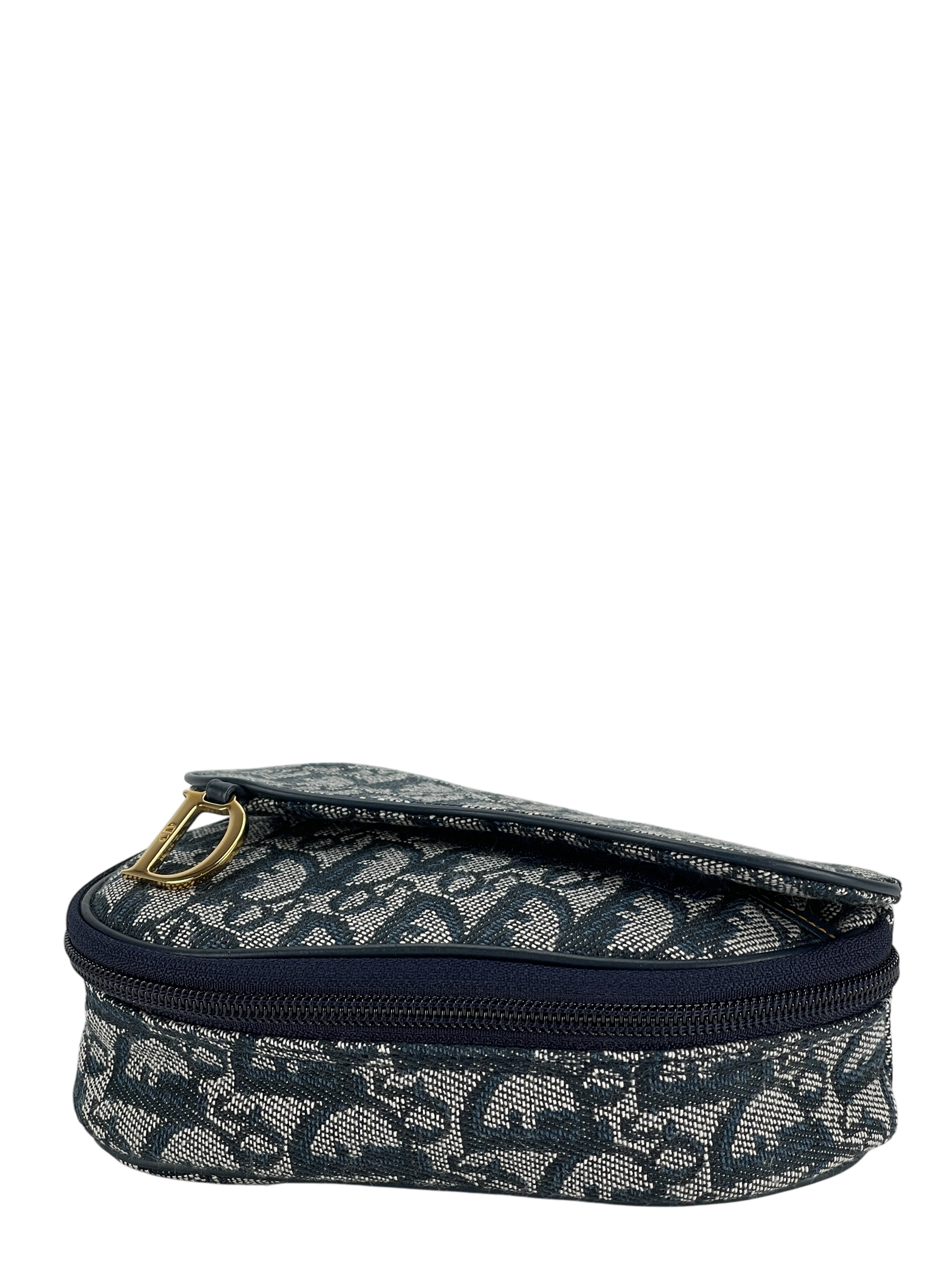 CHRISTIAN DIOR - Navy Trotter Saddle Pouch Bag