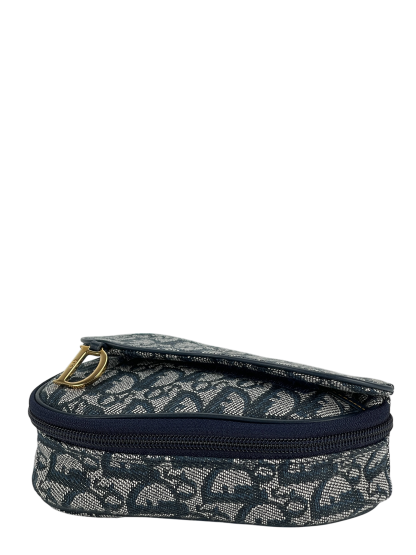 CHRISTIAN DIOR - Navy Trotter Saddle Pouch Bag