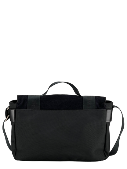 CHANEL - Black Sport Line Nylon Felt Shoulder Bag Silver Hardware 