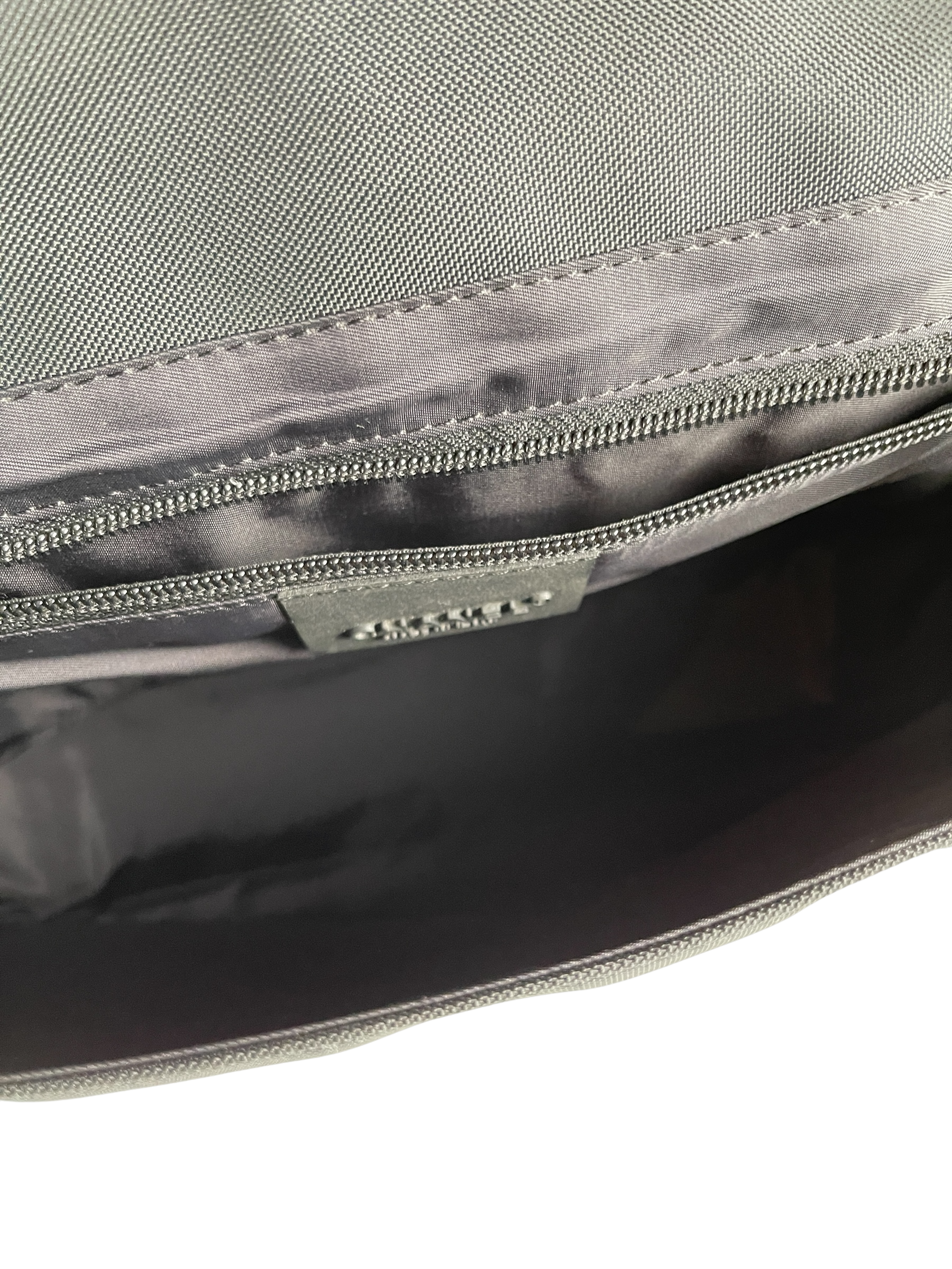 CHANEL - Black Sport Line Nylon Felt Shoulder Bag Silver Hardware 