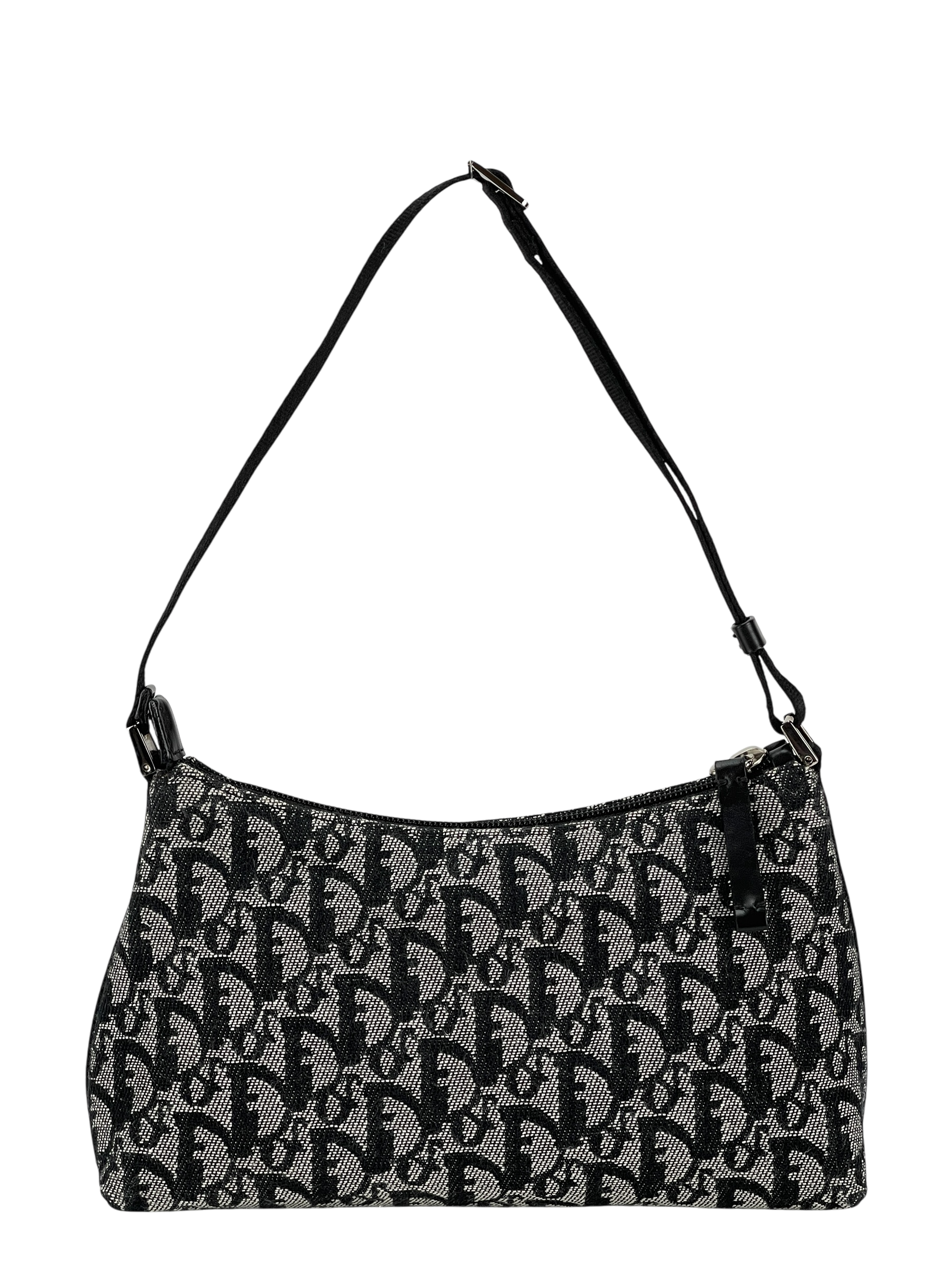 CHRISTIAN DIOR - Vintage Navy Diorissimo Pochette Shoulder Bag