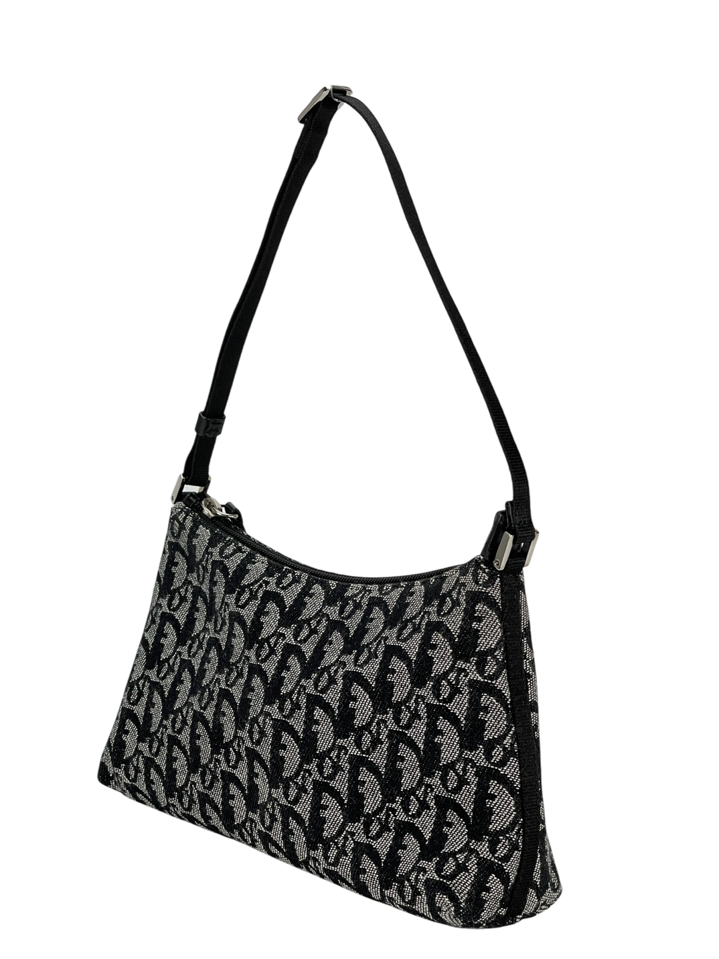 CHRISTIAN DIOR - Vintage Navy Diorissimo Pochette Shoulder Bag