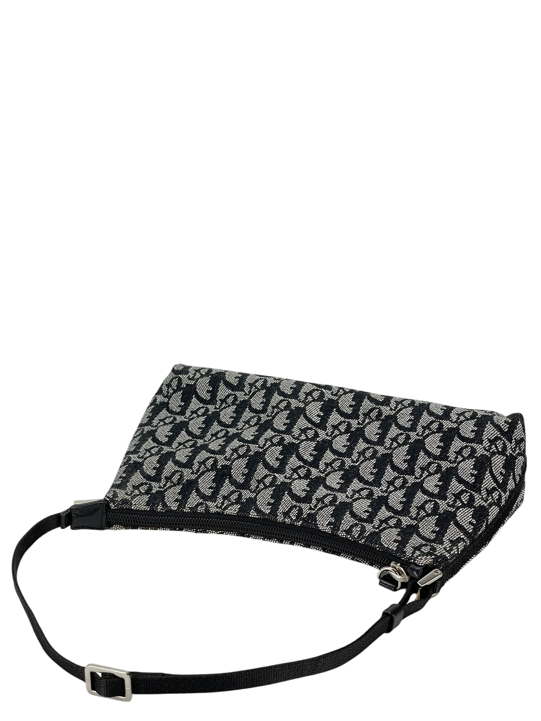 CHRISTIAN DIOR - Vintage Navy Diorissimo Pochette Shoulder Bag
