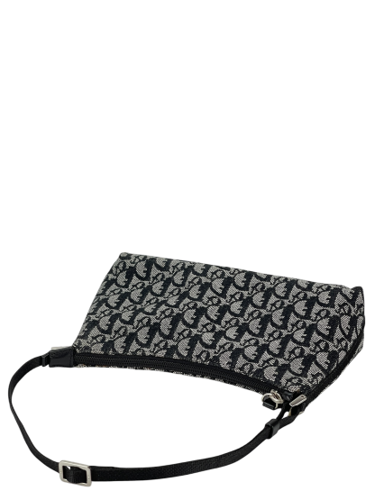 CHRISTIAN DIOR - Vintage Navy Diorissimo Pochette Shoulder Bag