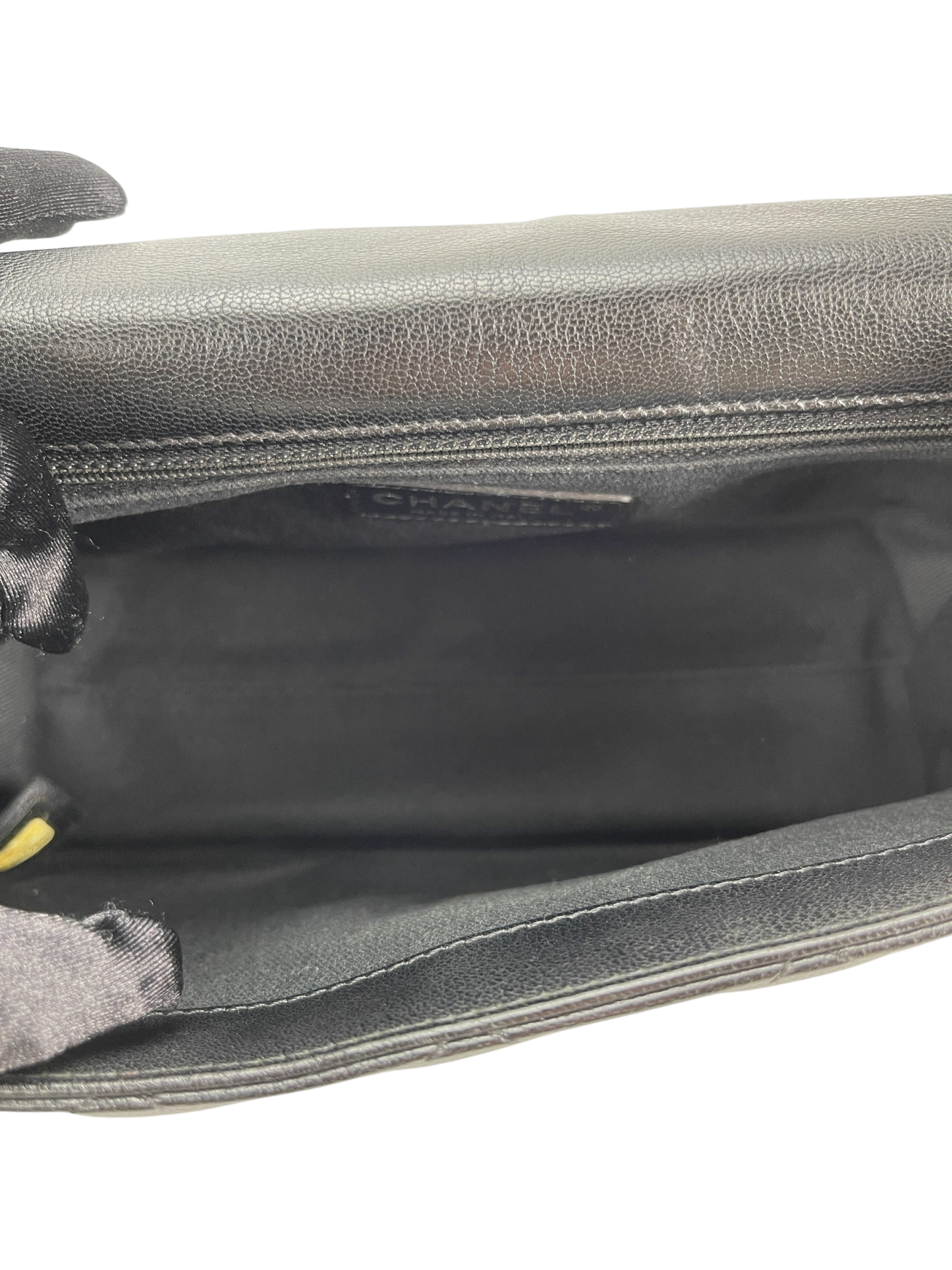 CHANEL - Black City Rock Flap Shoulder Bag 