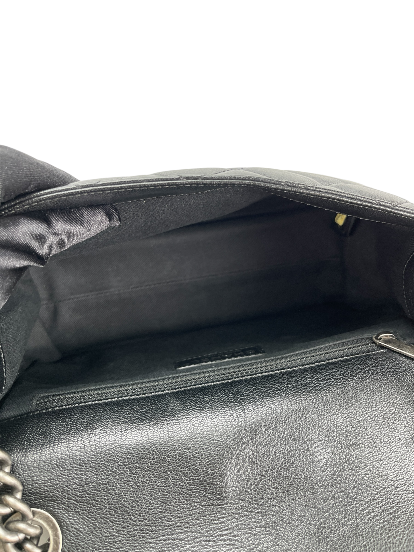 CHANEL - Black City Rock Flap Shoulder Bag 