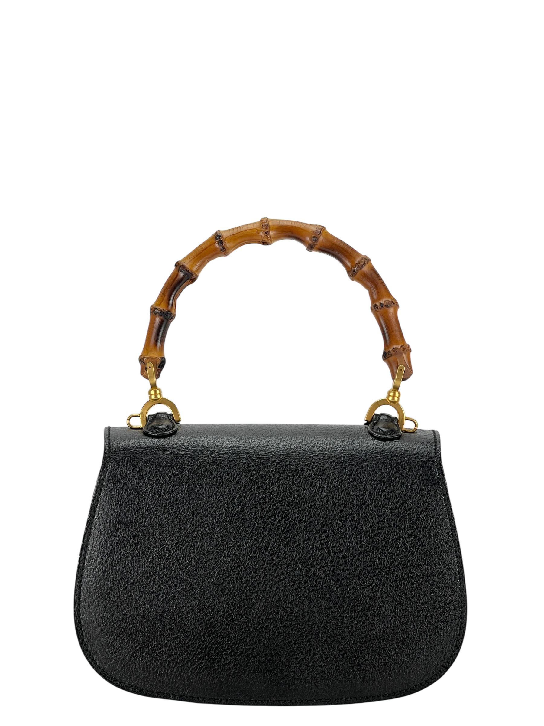 GUCCI - 2way Smalll leather Bamboo Handbag 