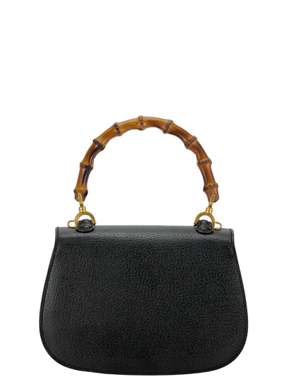 GUCCI - 2way Smalll leather Bamboo Handbag 