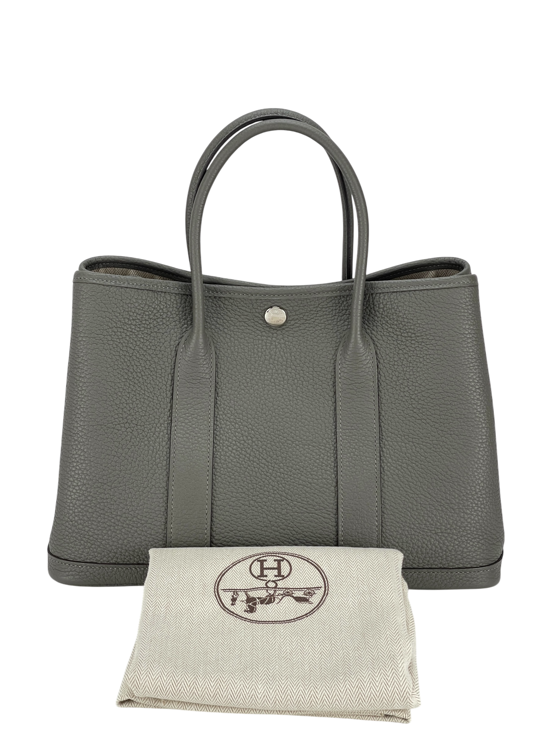 HERMES - Garden Party TPM 30 Negonda Gris Meyer  