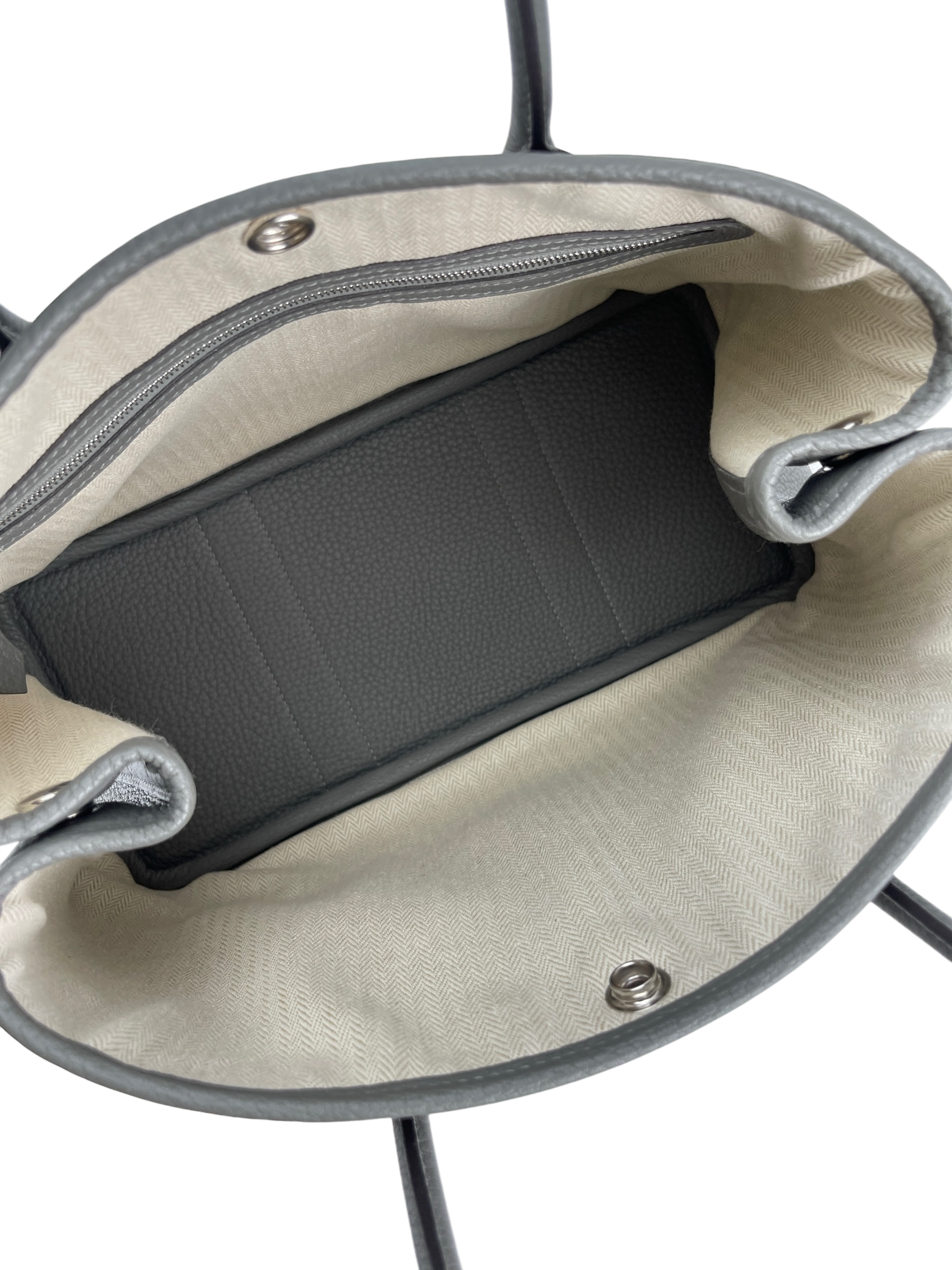 HERMES - Garden Party TPM 30 Negonda Gris Meyer  
