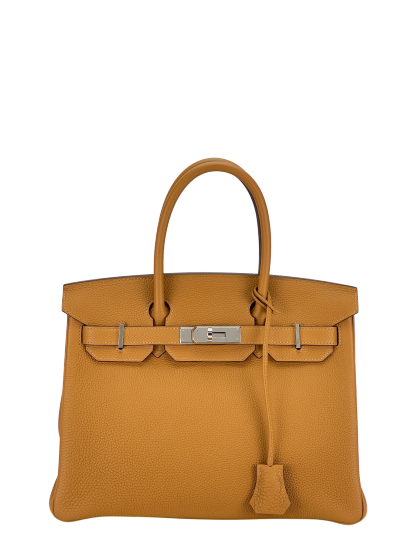 HERMES - Birkin 30 Caremal ×9R Lime Togo Palladium Hardware 