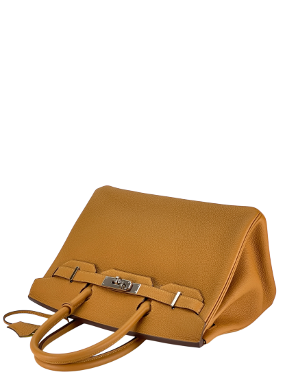 HERMES - Birkin 30 Caremal ×9R Lime Togo Palladium Hardware 