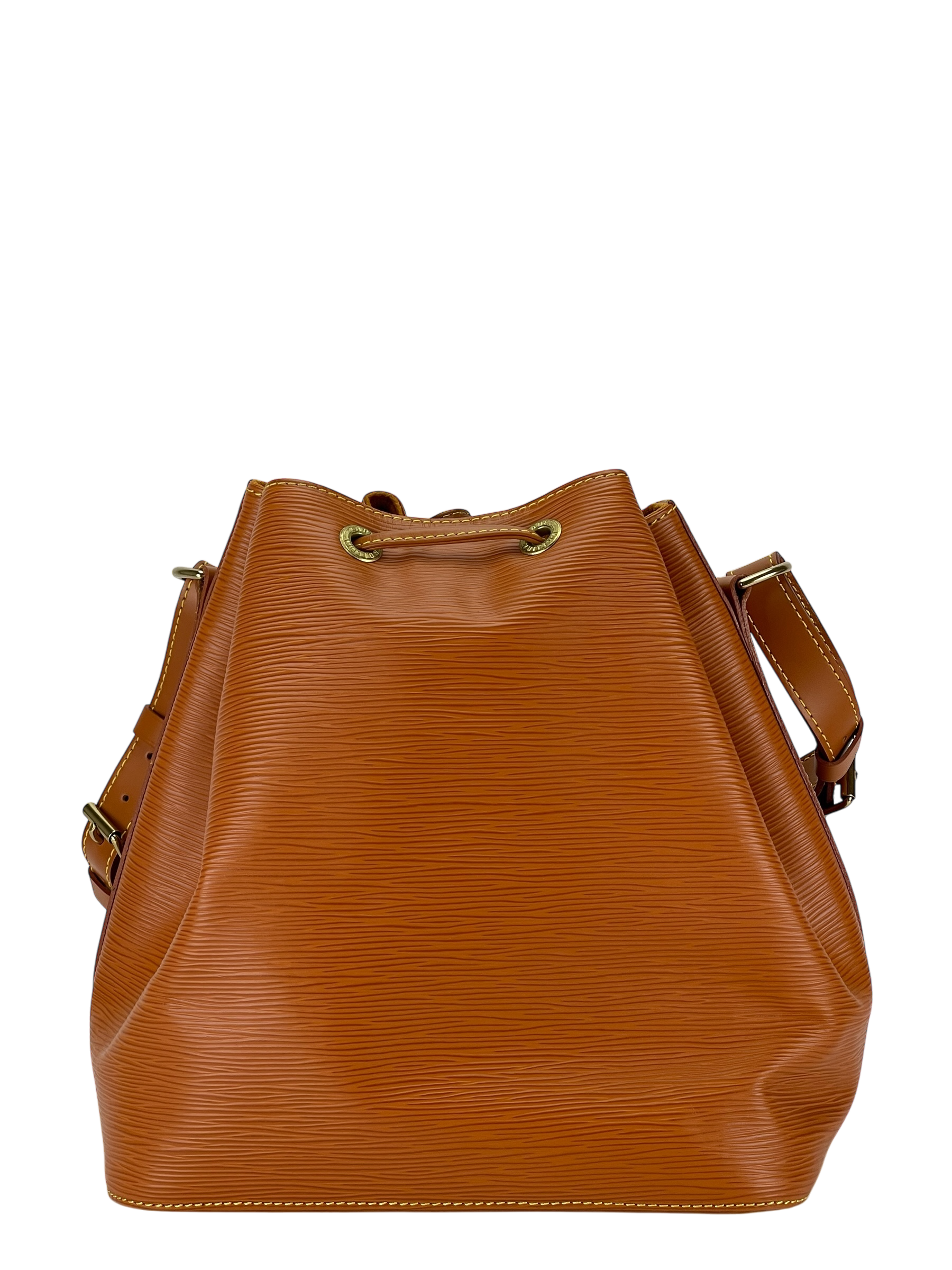 LOUIS VUITTON - Camel Epi Noe Bucket Bag