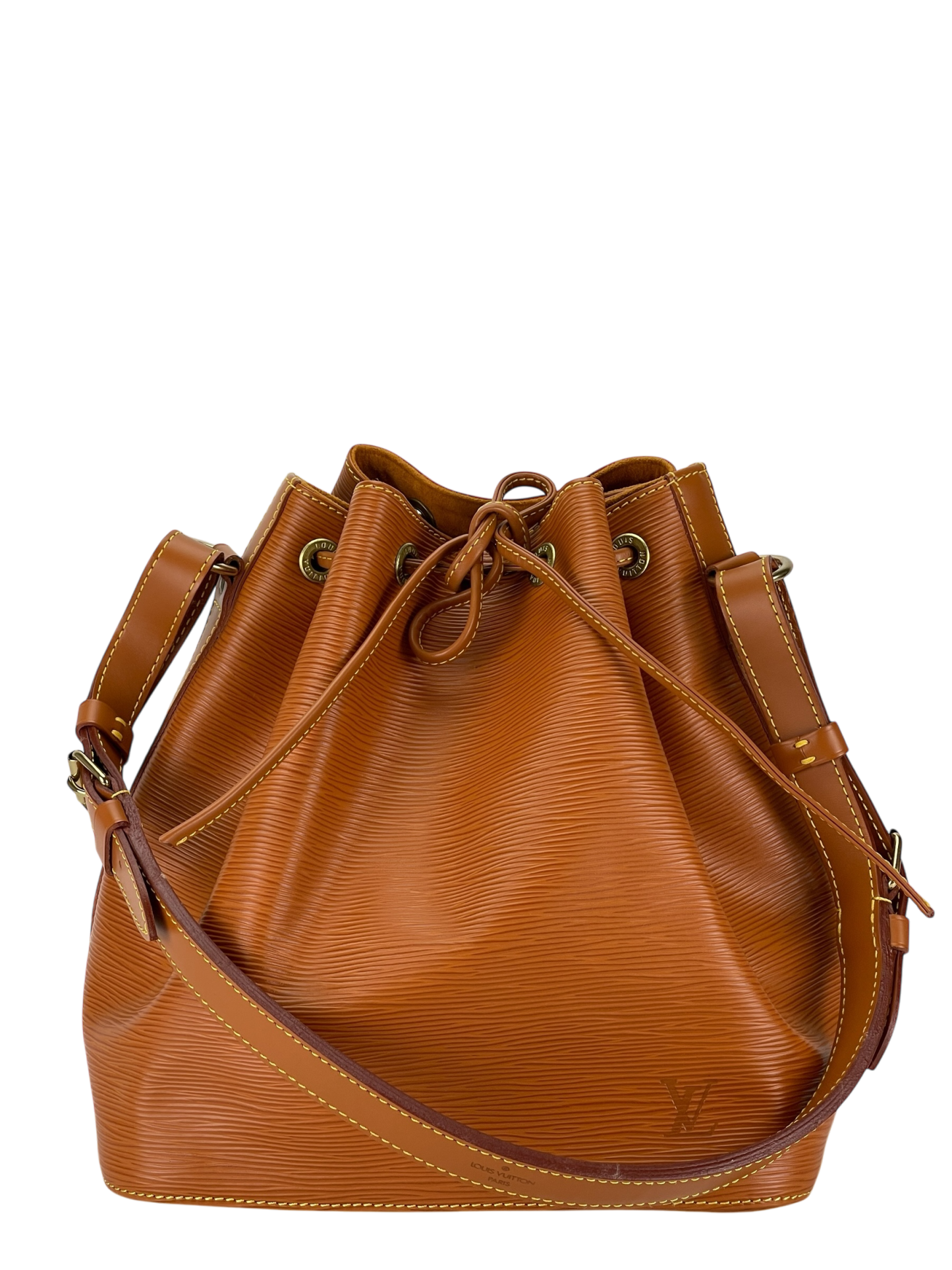 LOUIS VUITTON - Camel Epi Noe Bucket Bag