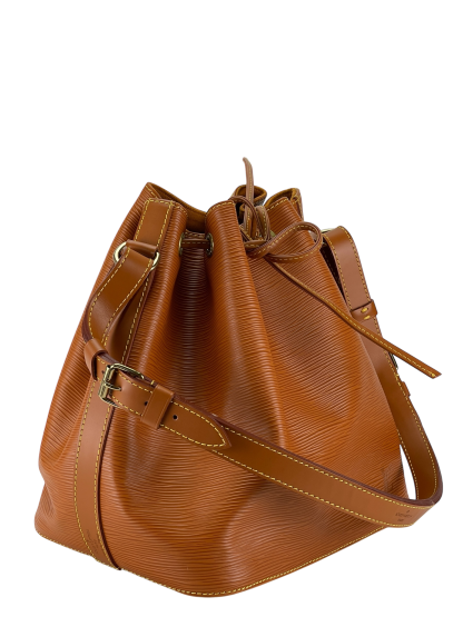 LOUIS VUITTON - Camel Epi Noe Bucket Bag