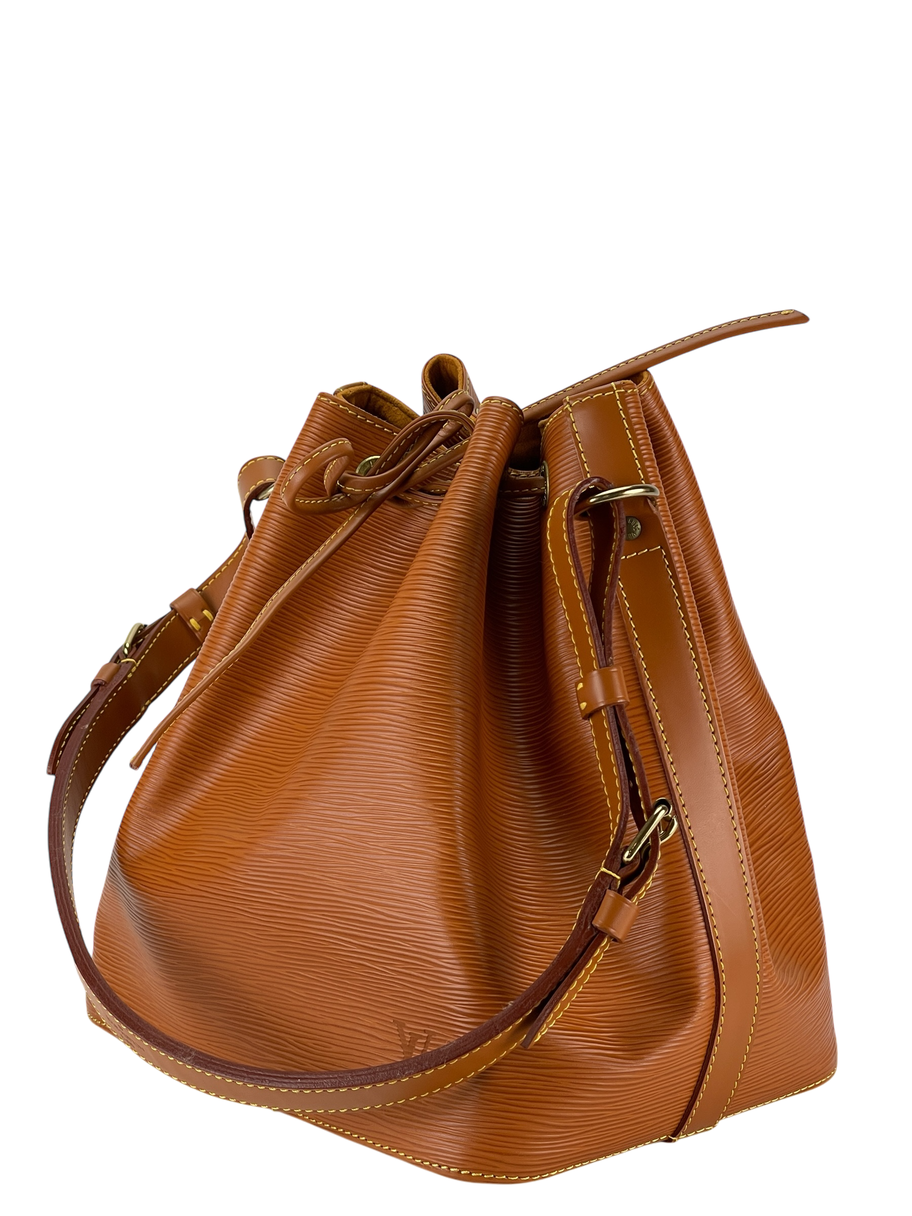 LOUIS VUITTON - Camel Epi Noe Bucket Bag