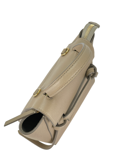 CELINE - MiniLight taupe Mirco Leather 2way Handbag