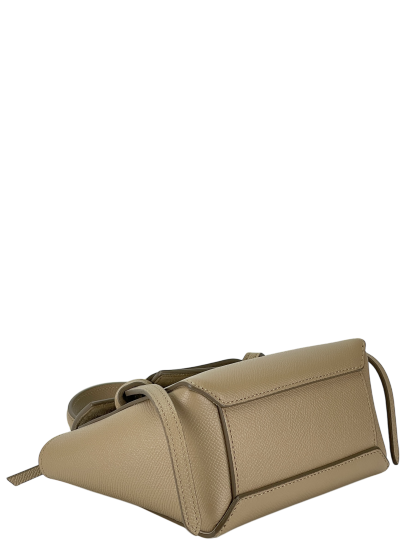 CELINE - MiniLight taupe Mirco Leather 2way Handbag