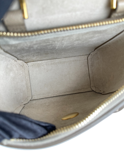 CELINE - MiniLight taupe Mirco Leather 2way Handbag