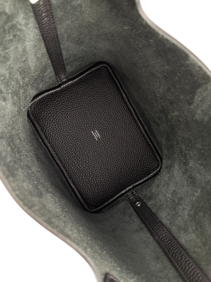 HERMES - Picotin PM Picotin 18 Black Clemence Palladium Hardware