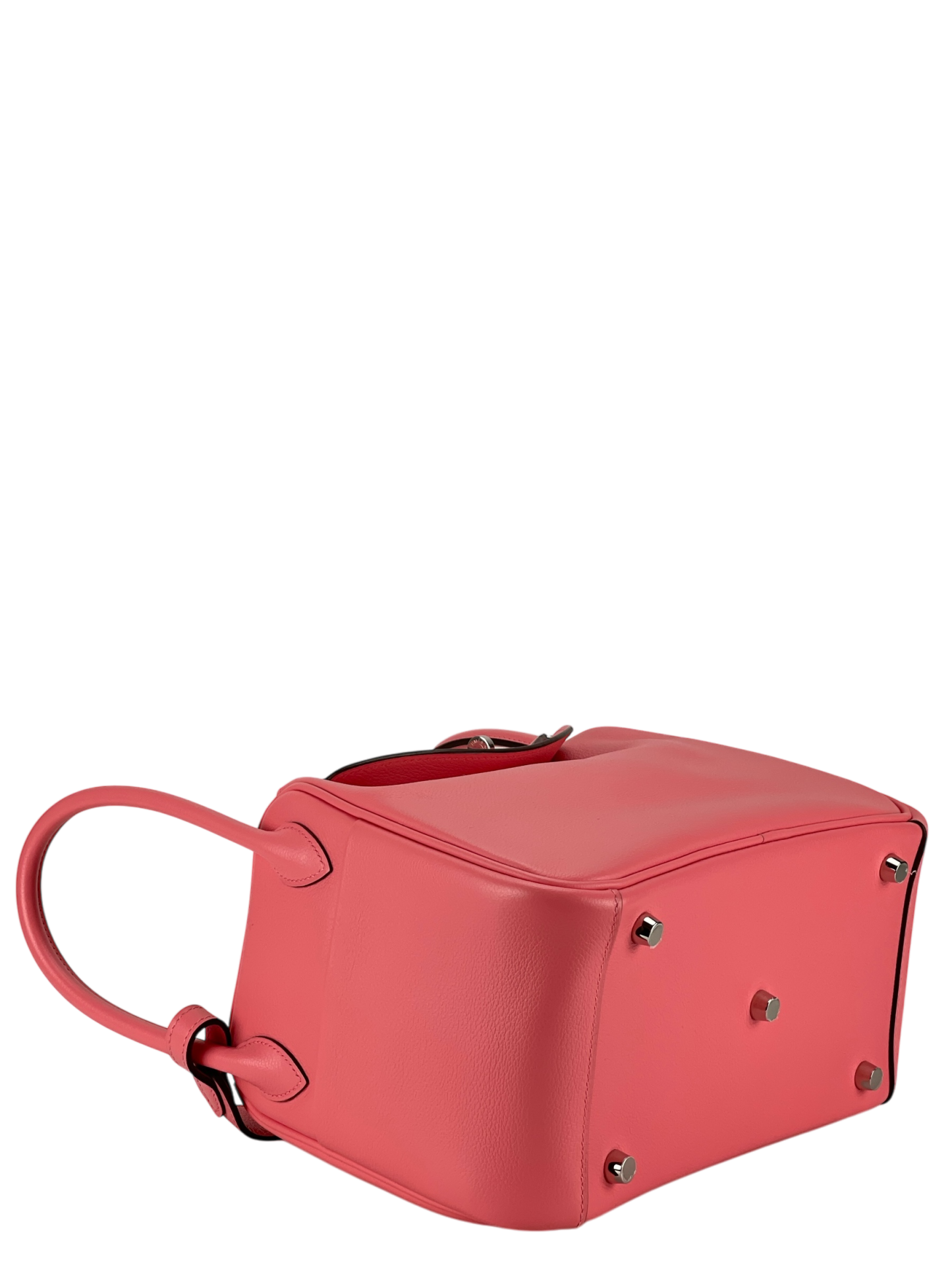 HERMES - Lindy 26 K4 Rose Dete Evercolor Palladium Hardware