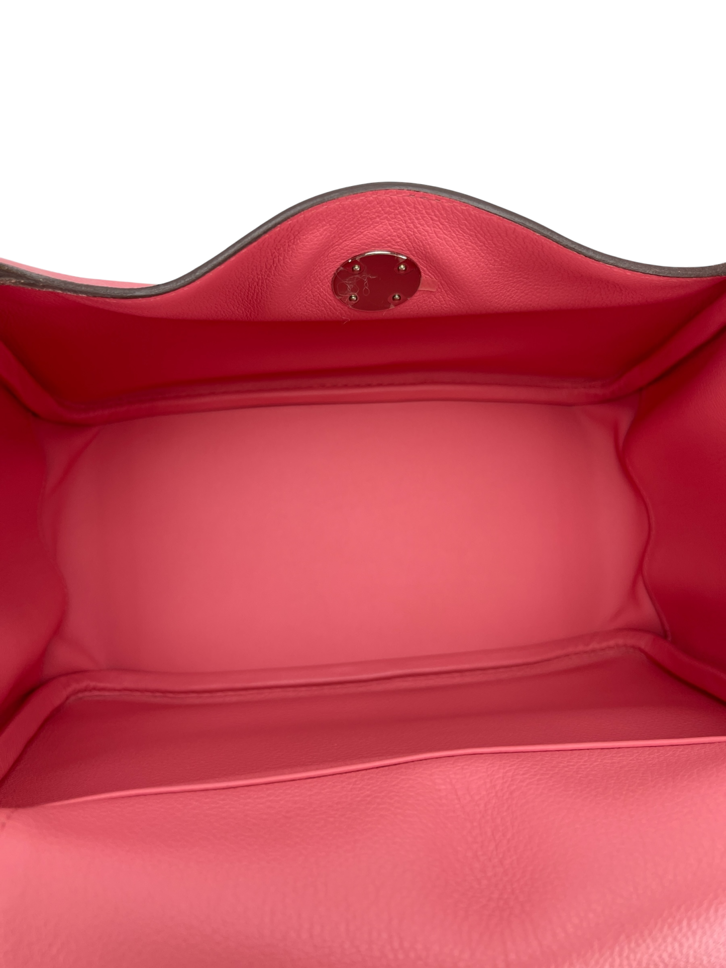 HERMES - Lindy 26 K4 Rose Dete Evercolor Palladium Hardware