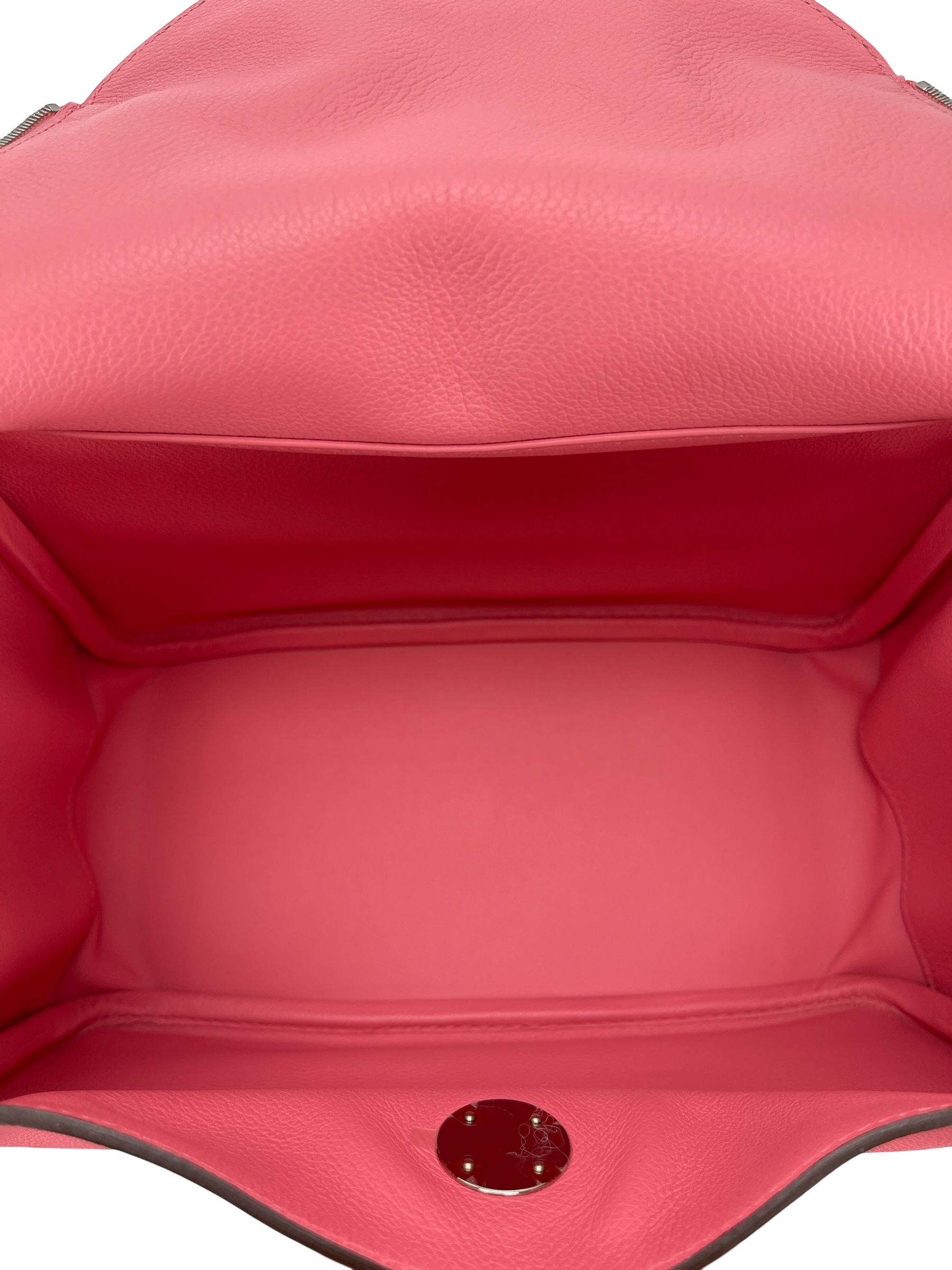 HERMES - Lindy 26 K4 Rose Dete Evercolor Palladium Hardware