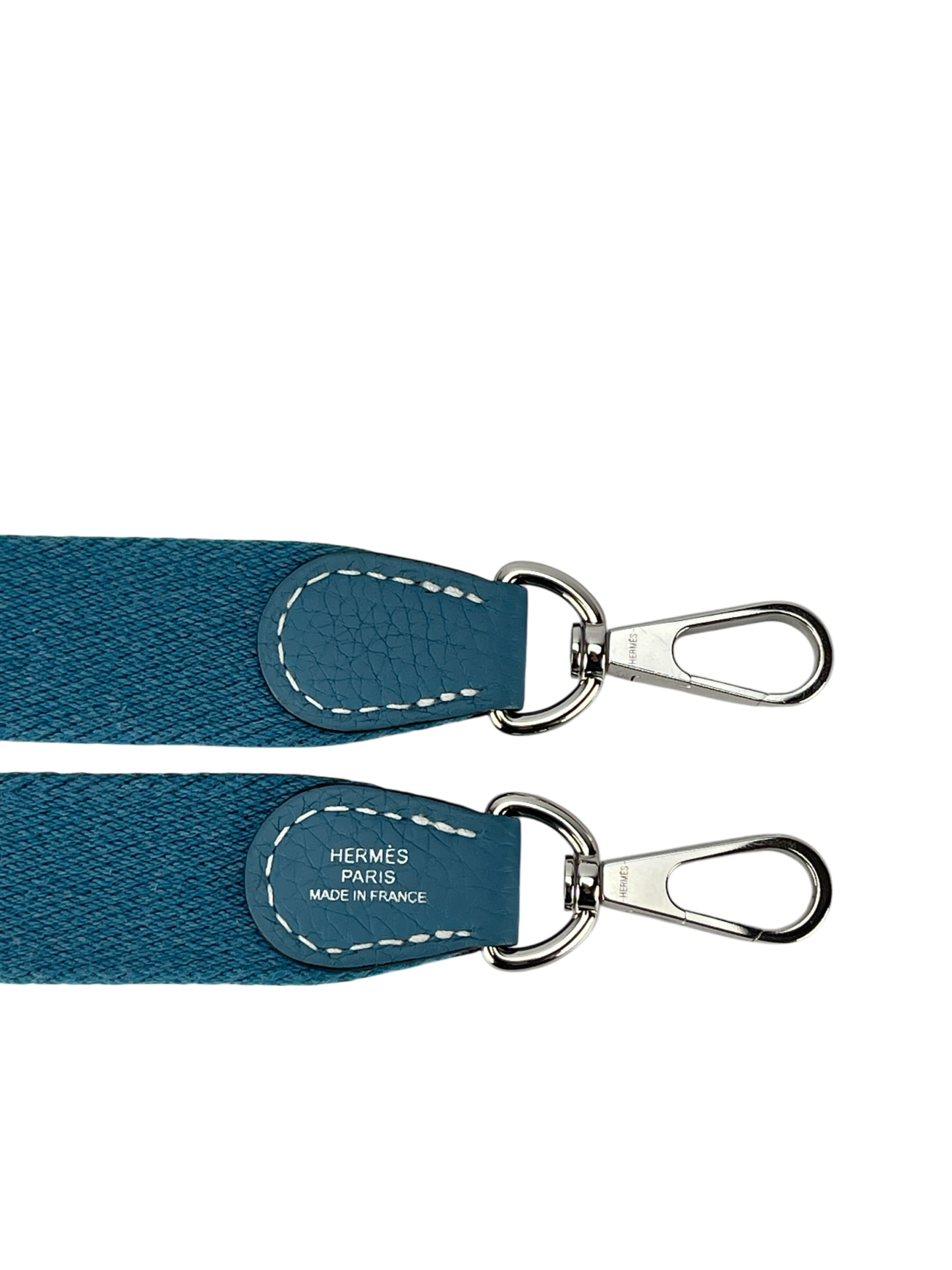 HERMES - Evelyne TPM Evelyne 16 Blue Jean Clemence Palladium Hardware