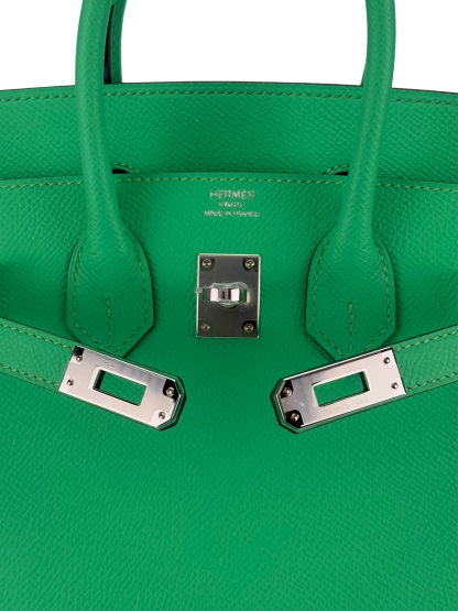 HERMES - Birkin 25 ）zVert Comics Epsom Palladium Hardware