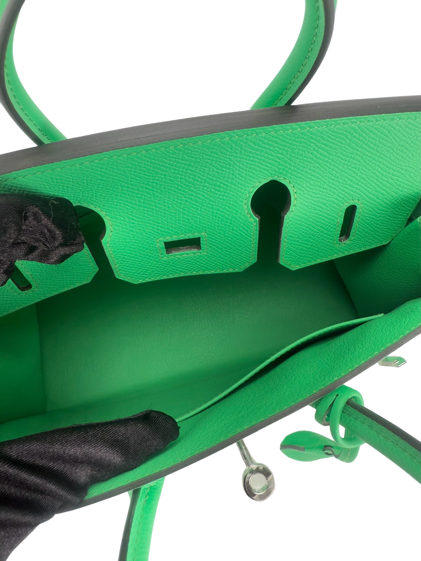 HERMES - Birkin 25 ）zVert Comics Epsom Palladium Hardware