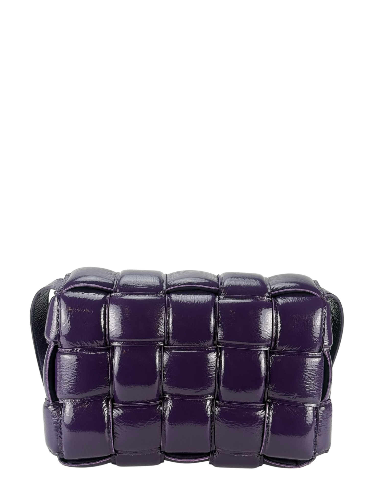 BOTTEGA VENETA - Raisin Cassette lambskin leather crossbody bag