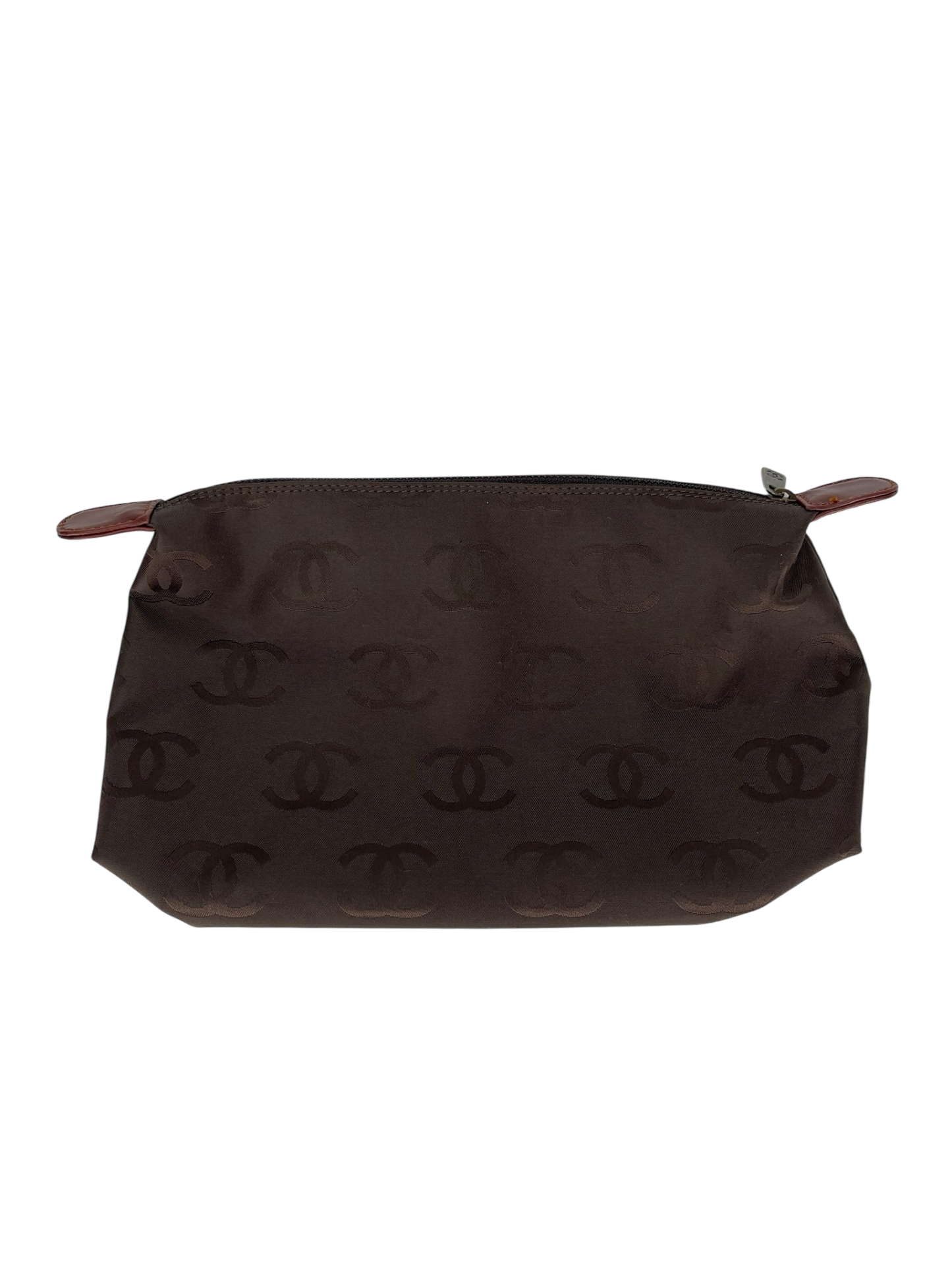 CHANEL - Reddish Brown Calfskin Wild Stitch Tote bag handbag