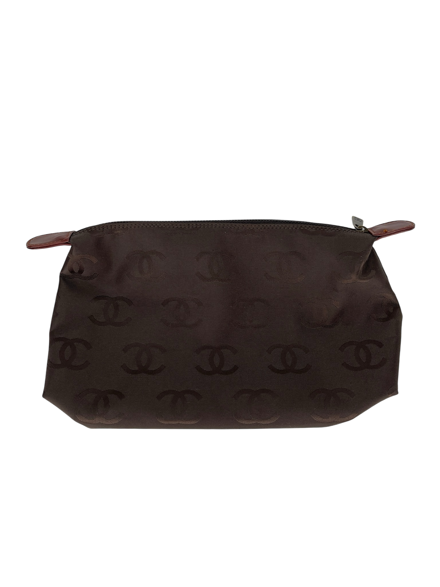 CHANEL - Reddish Brown Calfskin Wild Stitch Tote bag handbag