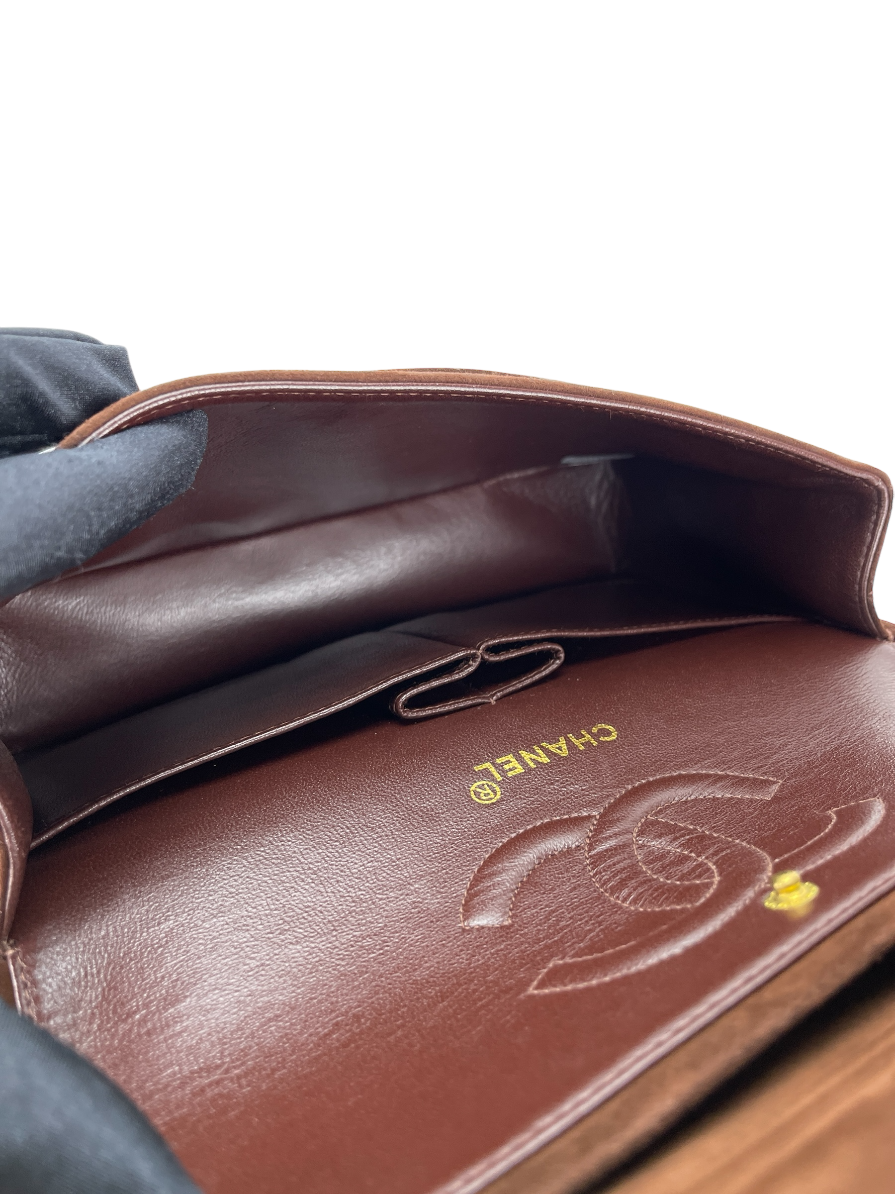 CHANEL - 2.55 Reissue 225 Flap Brown Suede Gold Hardware