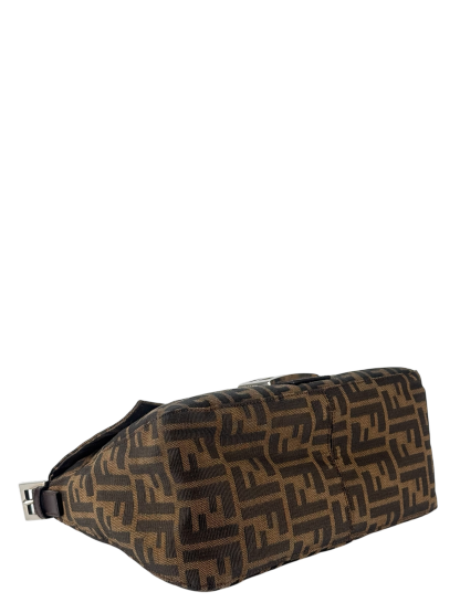 FENDI - Zucca Mamma Baguette Bag Sliver Hardware