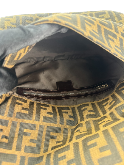 FENDI - Zucca Mamma Baguette Bag Sliver Hardware