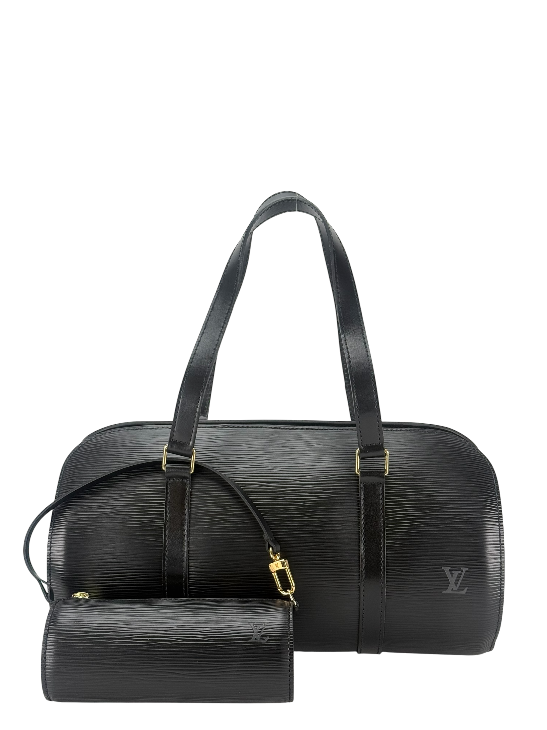 LOUIS VUITTON - Epi Black Papillon Bag Set up