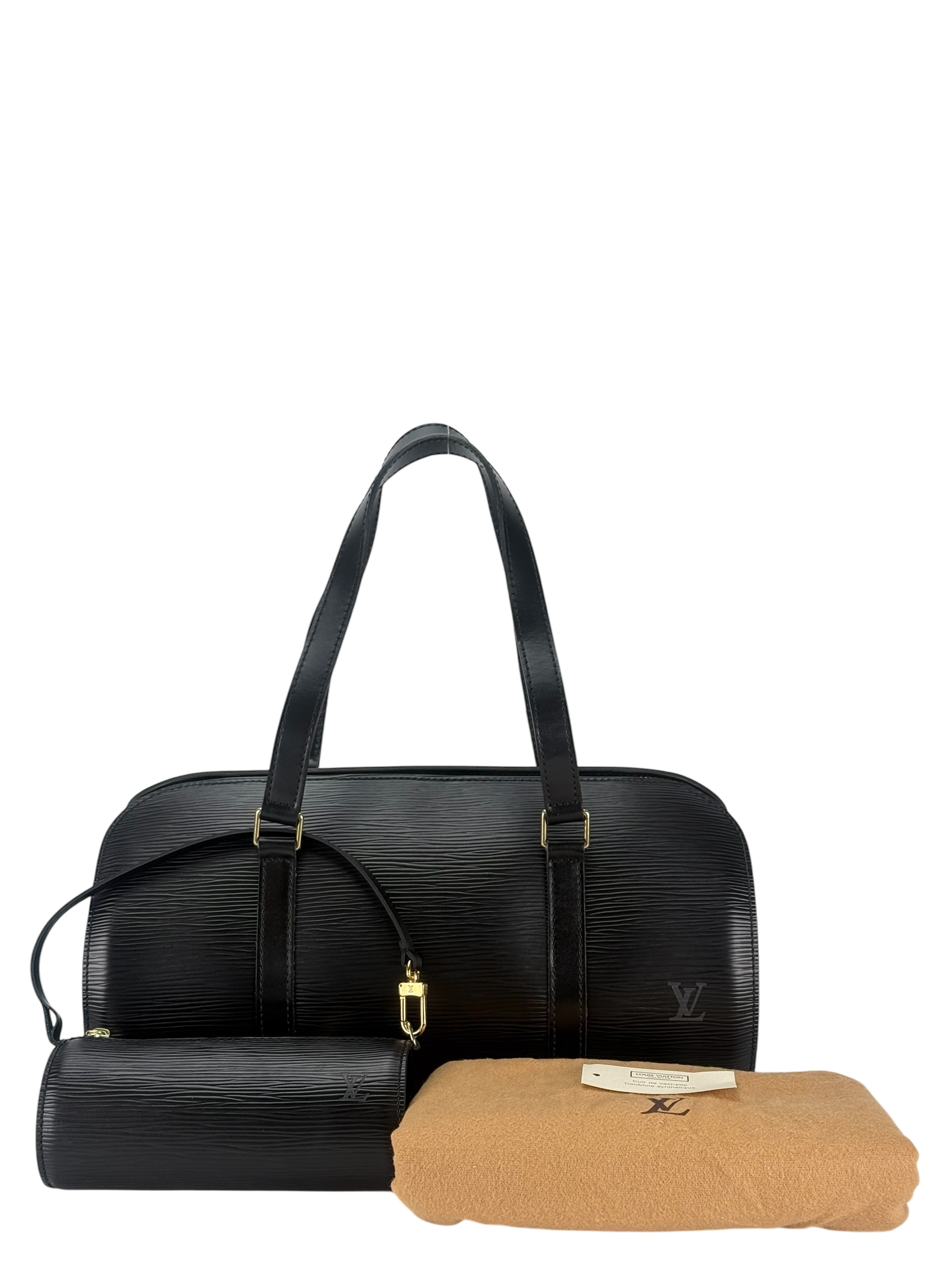 LOUIS VUITTON - Epi Black Papillon Bag Set up