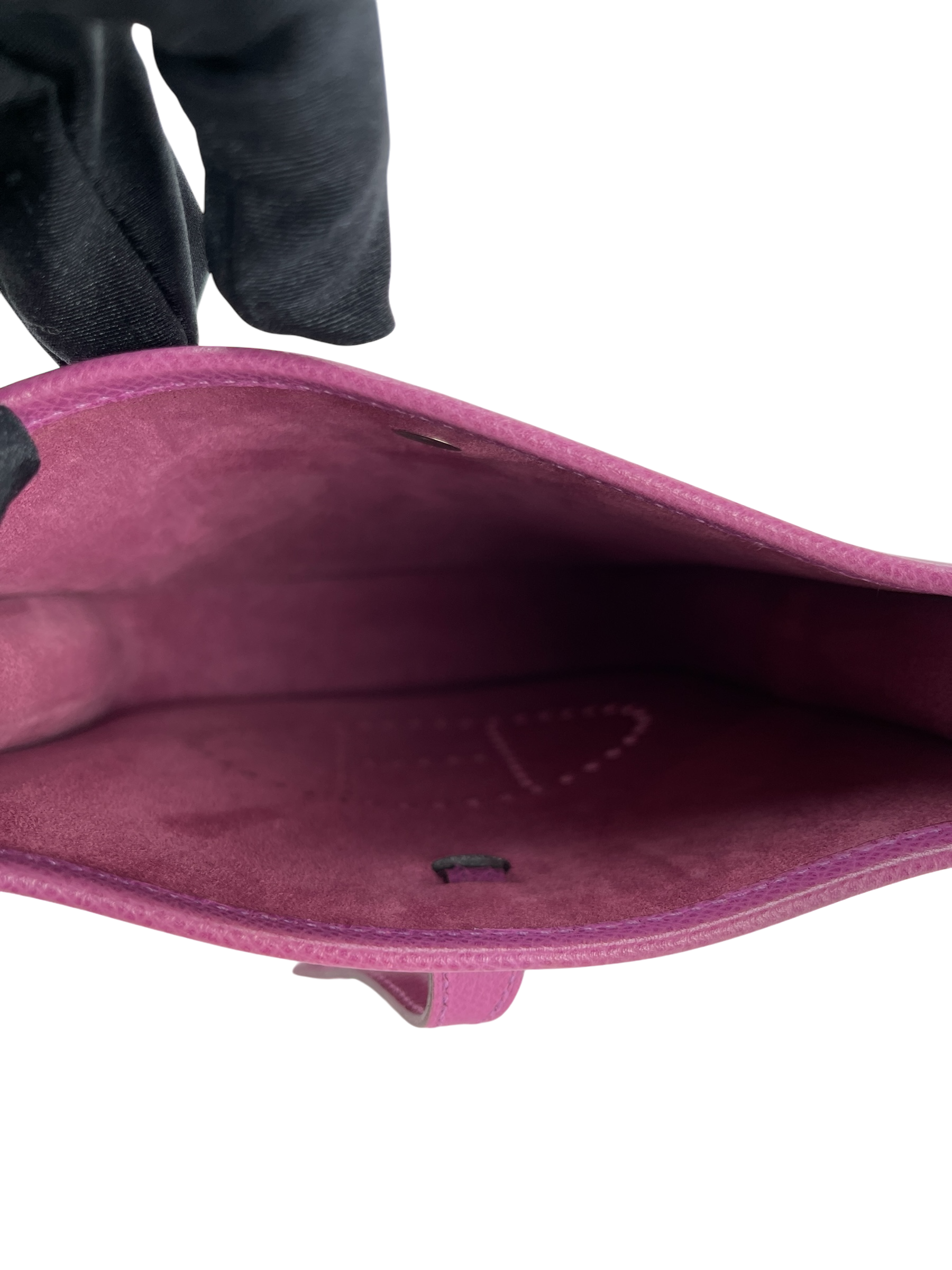 HERMES - Mini Evelyne (Evelyne 16) 5H Cyclamen Epsom Palladium Hardware