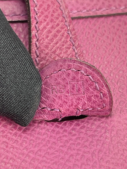 HERMES - Mini Evelyne (Evelyne 16) 5H Cyclamen Epsom Palladium Hardware