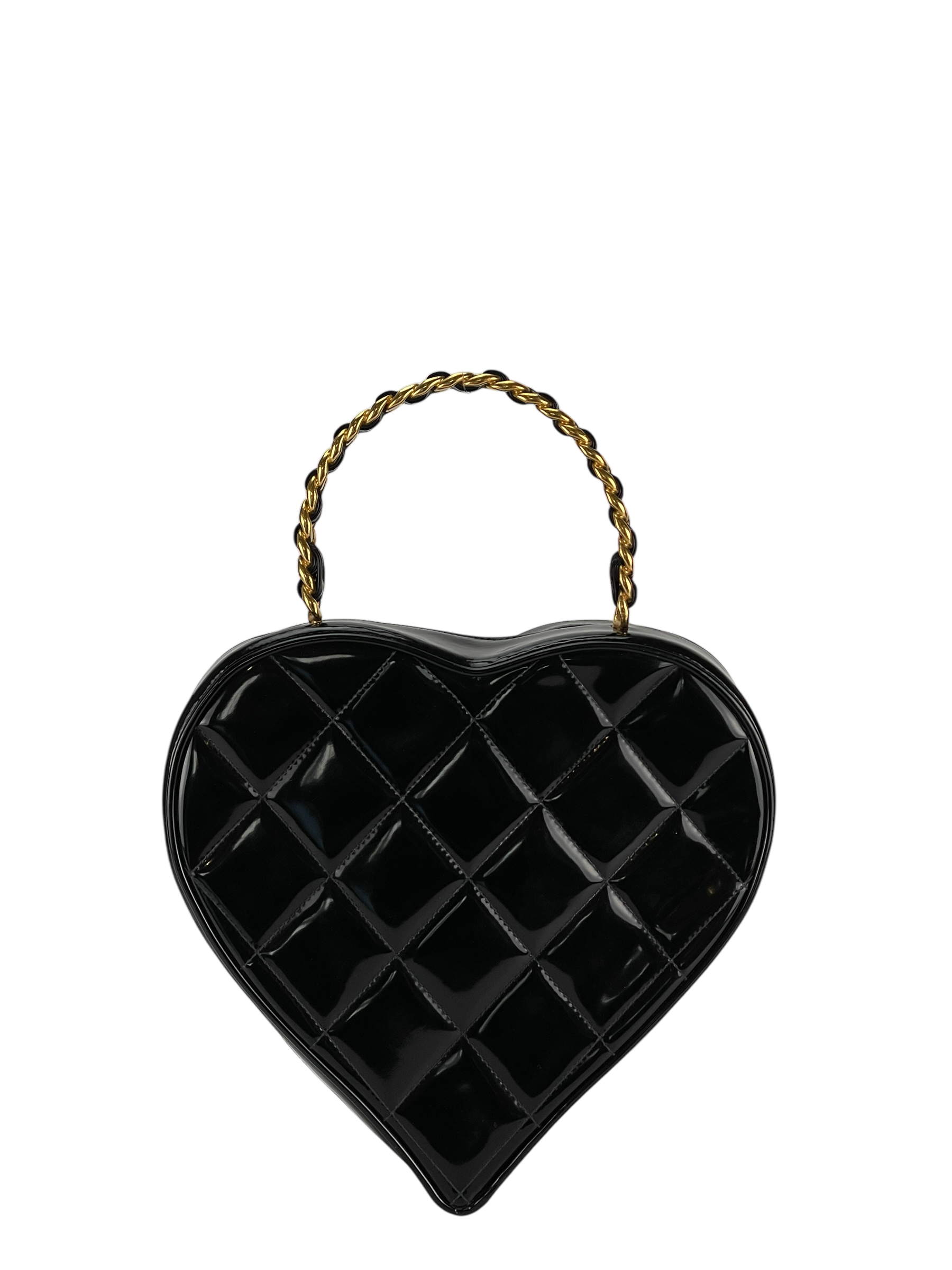 CHANEL -1995-1996 CC Heart-Shaped Vanity Bag 