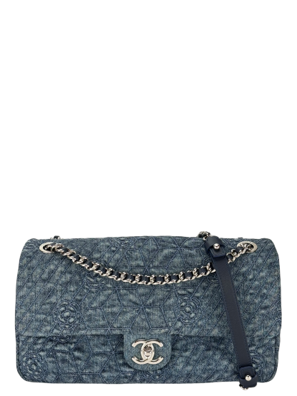 CHANEL - Blue Denim Palladium Hardware