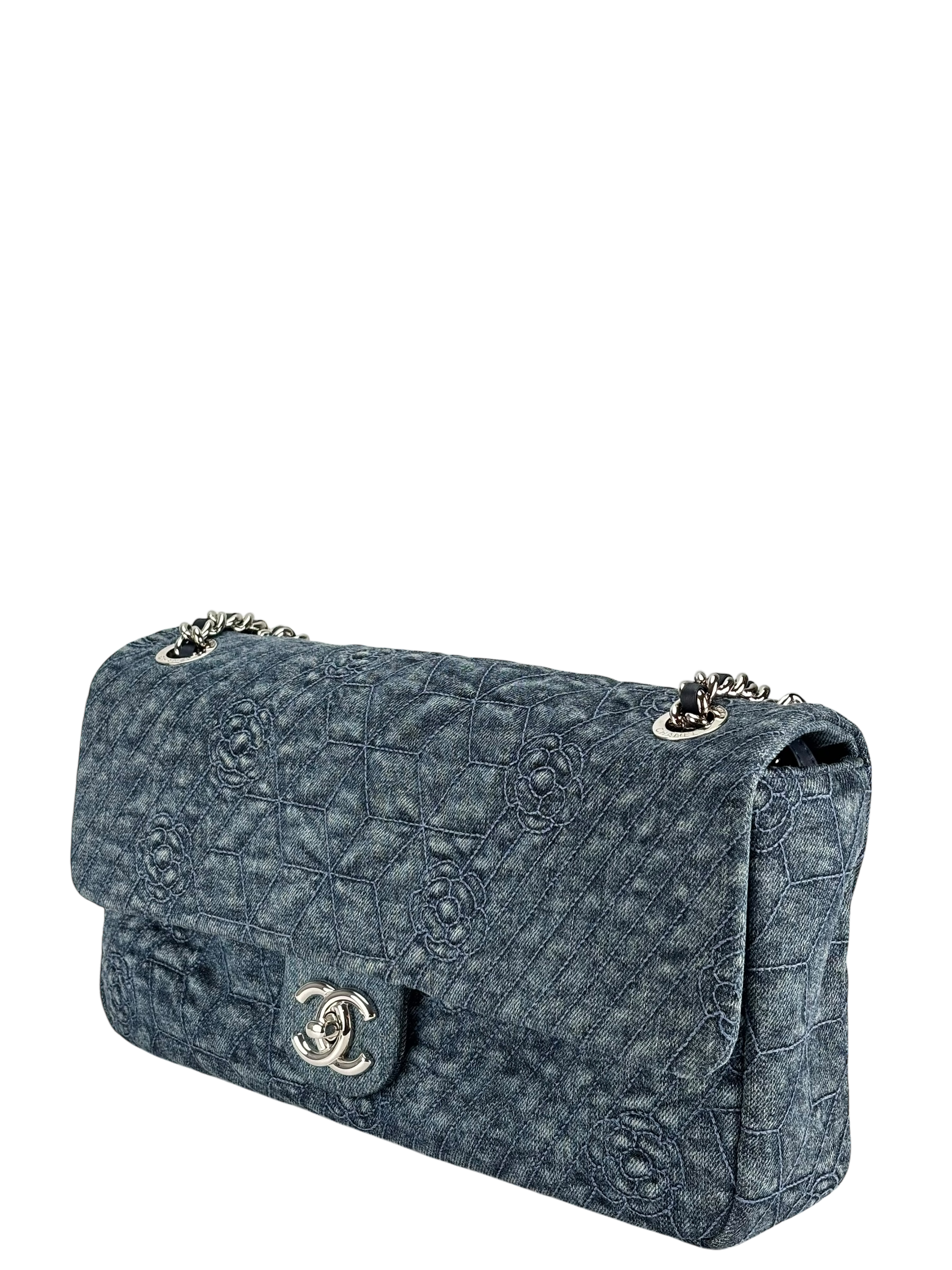 CHANEL - Blue Denim Palladium Hardware