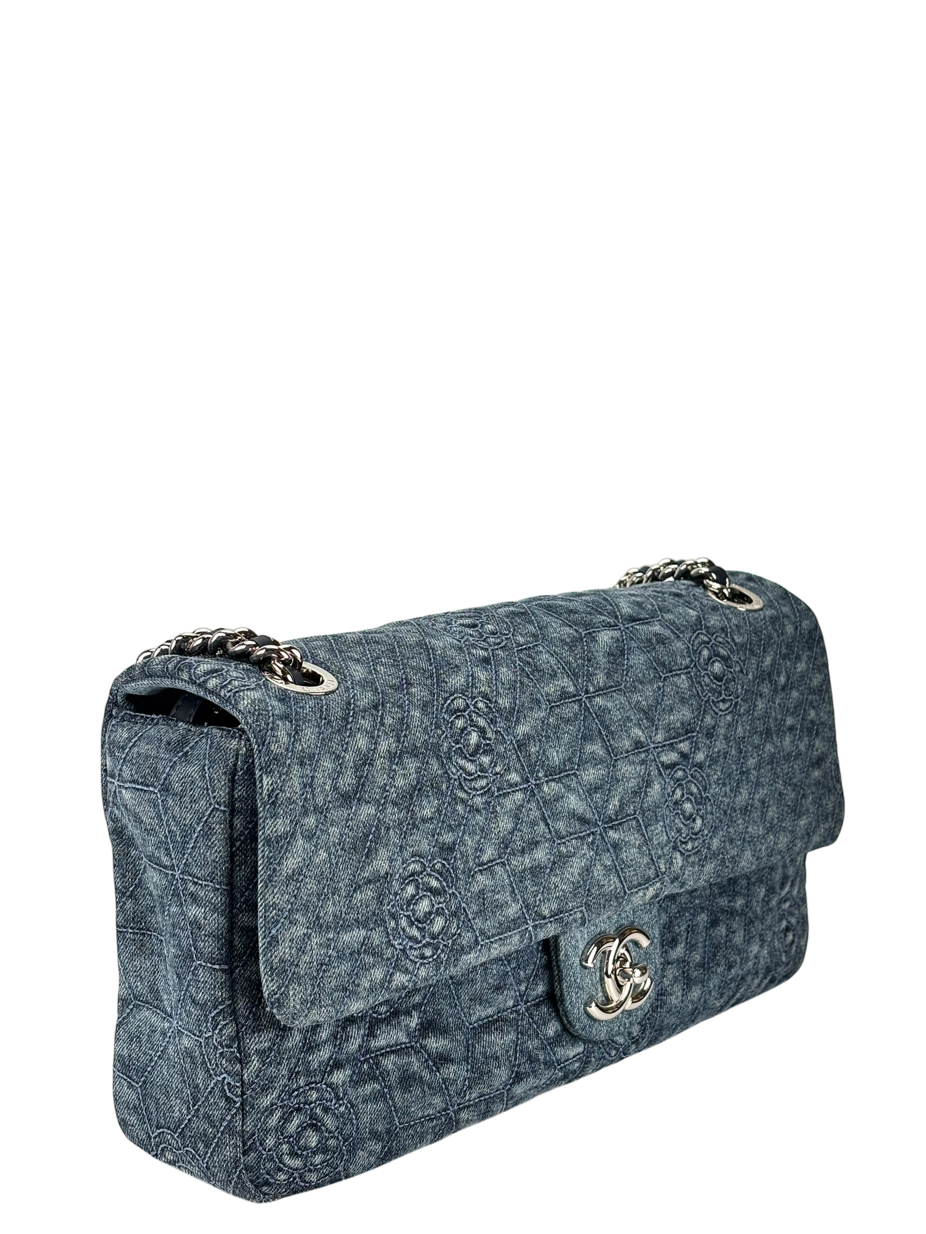 CHANEL - Blue Denim Palladium Hardware