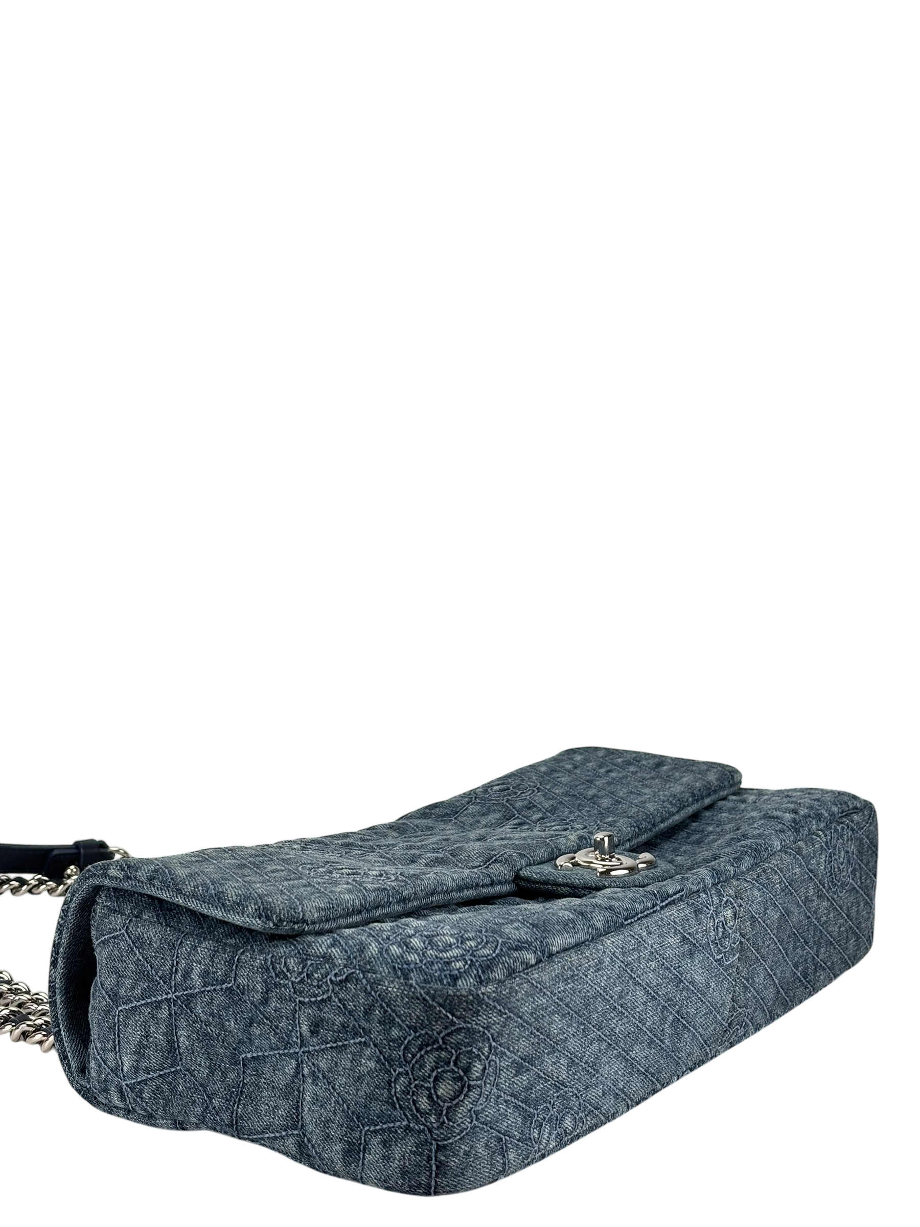CHANEL - Blue Denim Palladium Hardware